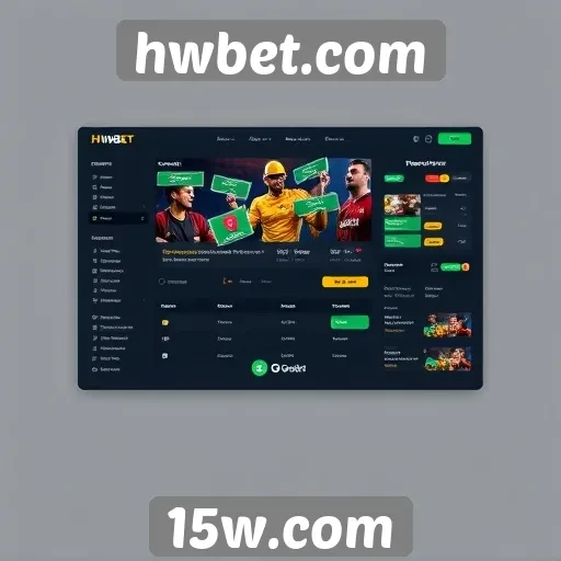 Interface do usuário em hwbet.com é amigável